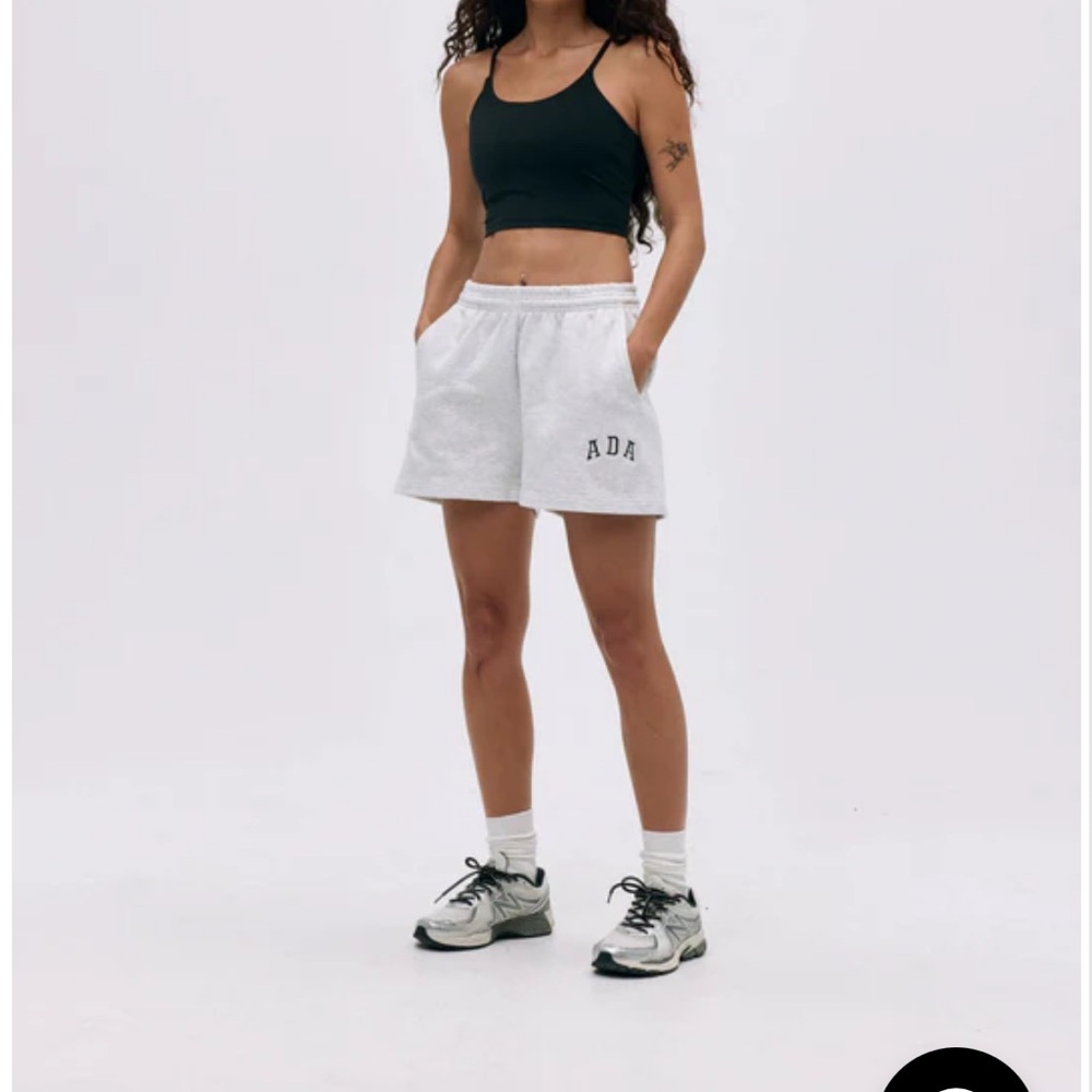 Adanola Women's White Sweat Shorts